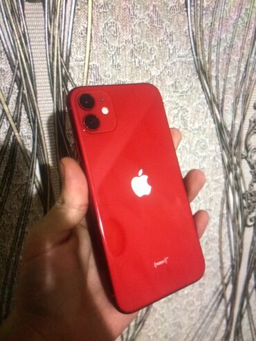 irşad telecom iphone 11 128gb: IPhone 11, 128 GB, Qırmızı, Simsiz şarj, Face ID