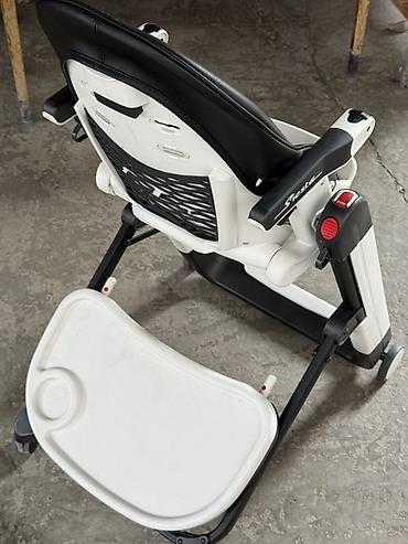 peg prego: Стульчик для кормления, Б/у, Peg perego, Трансформер, цвет - Черный, Платная доставка, Самовывоз — 7