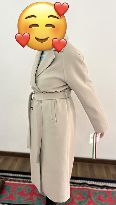 Пальто: Пальто, Классика, Осень-весна, Ангора, Длинная модель, Двубортная модель, 2XL — 7