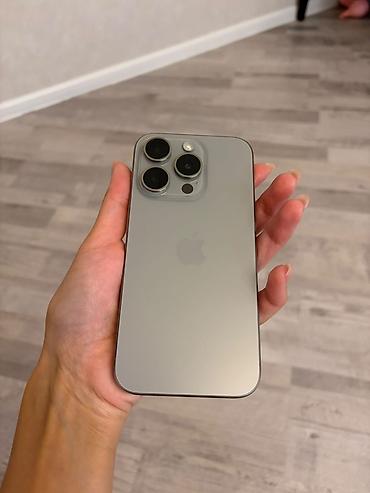 IPhone 15 Pro, 128 GB, Natural Titanium, Face ID lalafo.az -da IPhone 15 Pro, 128 GB, Natural Titanium, Face ID