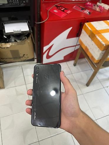 telefon honor: Honor 8X, rəng - Qara, Barmaq izi — 3