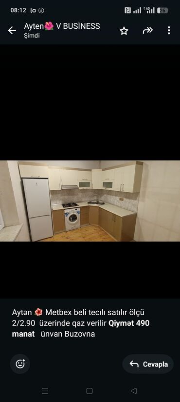 Другая мебель для дома: Aytən 🌺 Metbex beli tecılı satılır ölçü 2/2.90 üzerinde qaz verilir