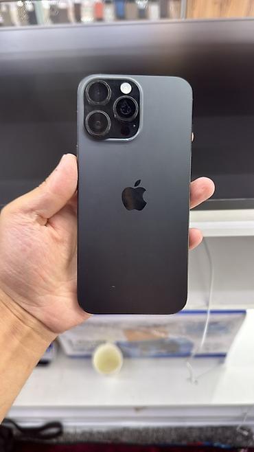 apple m4: IPhone 16 Pro Max, Б/у, 256 ГБ, Черный, Чехол, 96 % — 1
