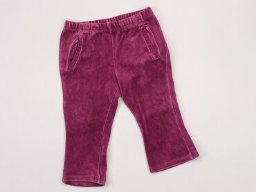 legginsy fioletowe: Niemowlęce spodnie materiałowe, 12-18 m, 80-86 cm, Gap, stan - Dobry