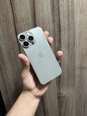 iphone x продам: IPhone 15 Pro, 64 ГБ, Natural Titanium, Face ID, Беспроводная зарядка