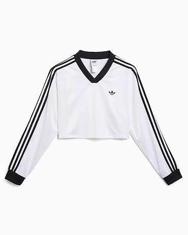 vikend torba: ADIDAS Adicolor Football Jacquard Crop Long-Sleeve Top vel. S — 1