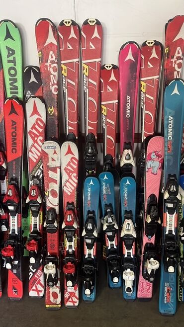 Лыжи: Для подготовленных склонов, С креплениями, Б/у — 13