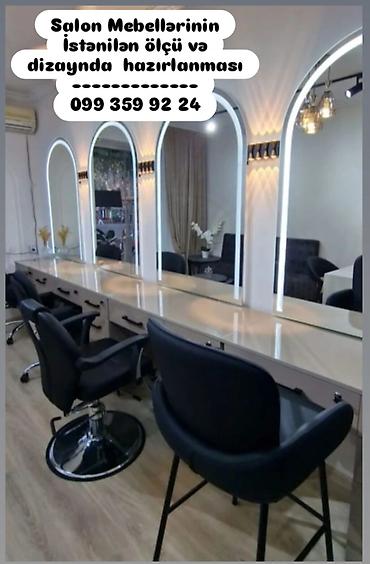 висячее кресло: Salon mebellərinin istənilən ölçü və dizaynda hazırlanması xidməti. - — 1
