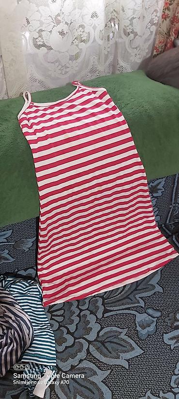 Paketi dečije odeće: Lot haljinica za devojčice – 4 komada 1) Roze pamučna haljinica sa — 2