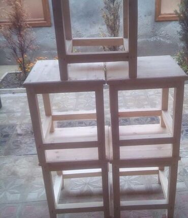 Stullar: Mətbəx üçün, Yeni, Qatlanan, rəng - Qırmızı Stul — 9