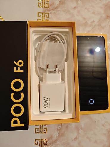 poco m6 8 256: Poco F6, 512 GB, rəng - Qara, Barmaq izi, Face ID, Sənədlərlə — 1