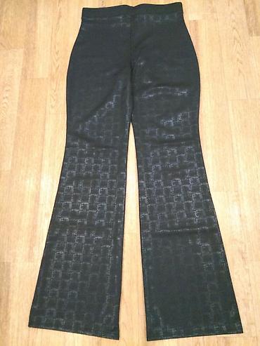 Брюки: Женские брюки (Корея) - Цвет: чёрный с благородным мерцающим принтом — 3