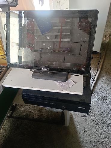 Mini market üçün tam avadanlıq paketi Kassa stolu Kassa