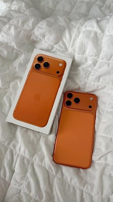 Apple iPhone: IPhone 17 Pro Max, 256 GB, Narıncı, Face ID — 19
