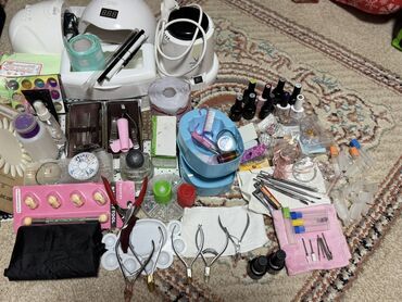 маникюрный столик: Профессиональный комплект для маникюра и наращивания ногтей Состав