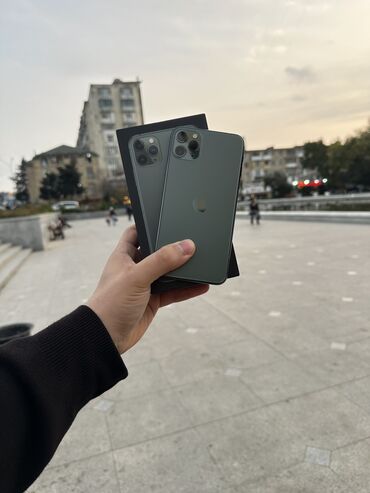 Apple iPhone: IPhone 11 Pro Max, 256 GB, Matte Midnight Green, Zəmanət, Sənədlərlə — 4