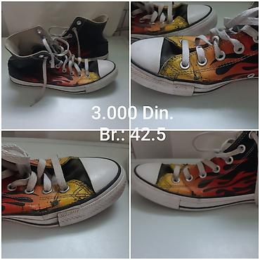 patike br 39: Original Converse All Star – visoke patike sa zanimljivim plamen — 4