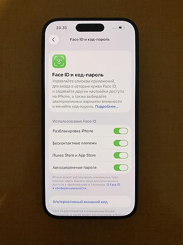 ipone 9: IPhone 15 Pro, Б/у, 256 ГБ, Черный, 86 % — 4