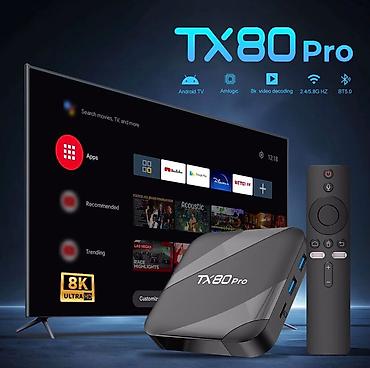 TX80 Pro 16 GB RAM 8K Android TV Box - Platforma: Android 16 versiya