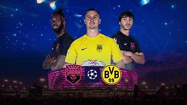perde dekoru: Sabah-Borussia 2 ədəd bilet yan yana — 1