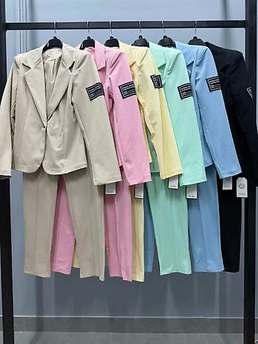 timeout brand: Ženski komplet sako + pantalone, u pastelnim i klasičnim bojama. - — 2