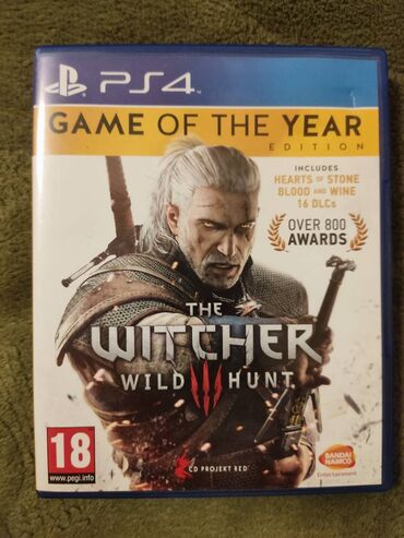 oyun rolu satilir: The Witcher 3: Wild Hunt, Rol oyunu, İşlənmiş Disk, PS4 (Sony Playstation 4)