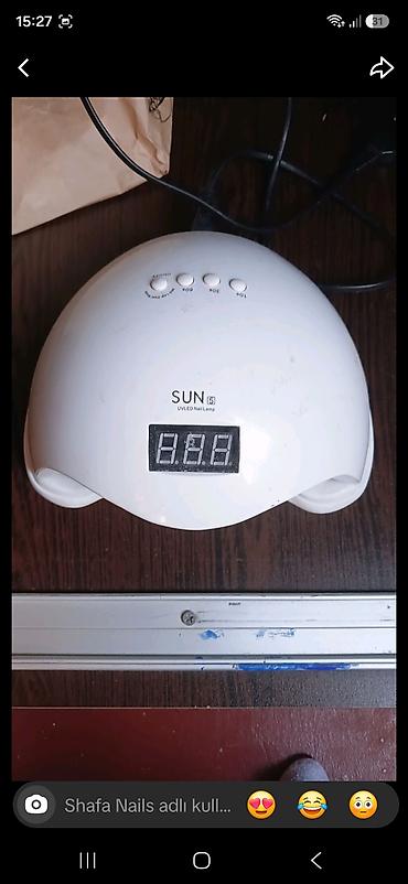 dirnaq desti: SUN5/SUN5 Plus UV/LED dırnaq lampası və aksesuarlar dəsti - Model — 2