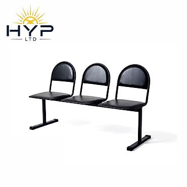 офисной диван: Трёхместная скамья для ожидания HYP LTD - Конфигурация: 3 посадочных — 1
