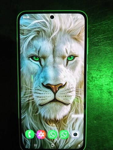 Samsung Galaxy A55, 128 GB, rəng - Ağ, Barmaq izi, Face ID