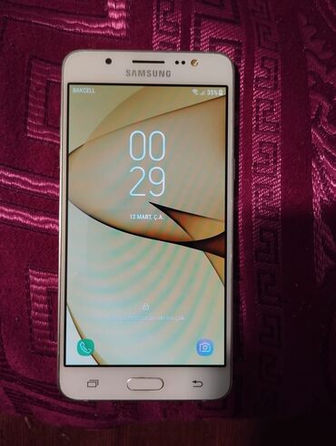 samsung j5 2015 ekran: Samsung Galaxy J5, 16 GB, rəng - Ağ, İki sim kartlı