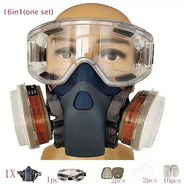 Profesionalni respiratorni set 16-u-1 (model 7502) sa zaštitnim