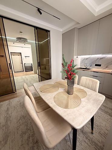 сутычные квартиры ош: Студия, 60 м², Тунгуч мкр Элитка, 2 этаж, Дизайнерский ремонт — 5