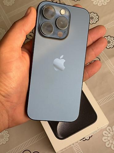 iphone 15 pro almaq: IPhone 15 Pro, 128 GB, Göy — 4