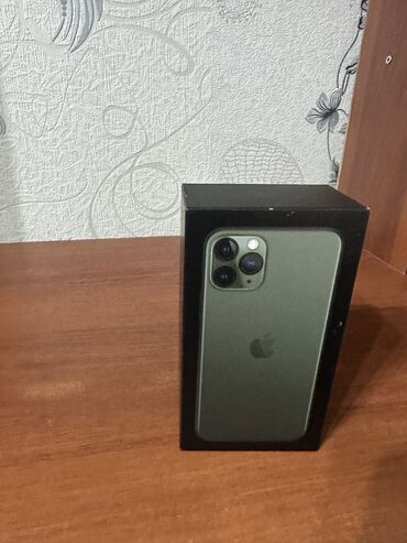 iphone 11 pro макс: IPhone 11 Pro, Б/у, 256 ГБ, Зеленый, Коробка