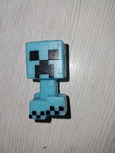 Oyuncaq fiqurlar: Məhsul: Mini fiqur – Minecraft tərzində mavi “Creeper” Təsvir: - — 1