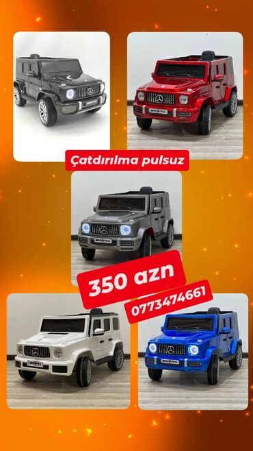 puldu masin: Uşaqlar üçün nəzərdə tutulmuş elektrikli avtomobil. Bu modeldə