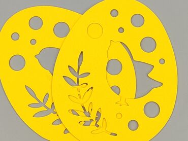 PL - Napkin 26 x 33, color - Yellow, condition - Perfect