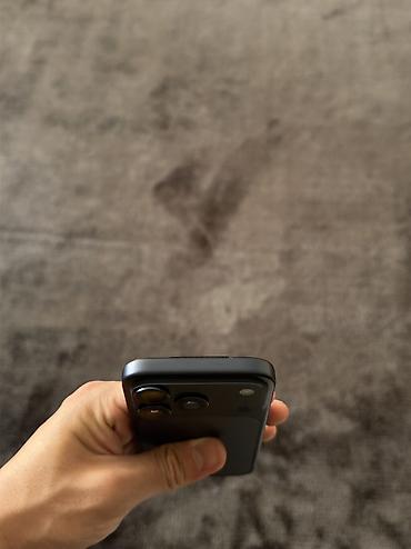 Уюлдук телефондор жана аксессуарлар: IPhone 17 Pro, Колдонулган, 512 ГБ, Көк, Коргоочу айнек, 100 % — 5