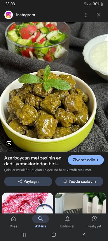 Sifarişlə hazır yeməklər: Hazır ev yeməkləri – menyu seçimi - Toyuq və göbələk qaymaq sousunda — 5