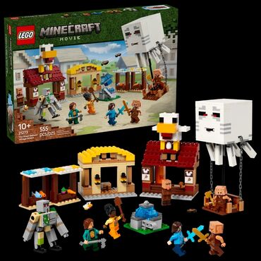 Игрушки: Lego Minecraft 21273 Атака на деревню Гаст-Барбол🏠 рекомендованный