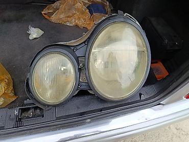 w210 farası: Sol, Yaxın və uzaq vuran işıqlar Mercedes-Benz, Orijinal, Almaniya, İşlənmiş — 3