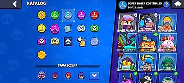 muhafizə geyimi: Brawl Stars oyun hesabı – geniş skin kataloqu - Kataloq bölməsi — 4