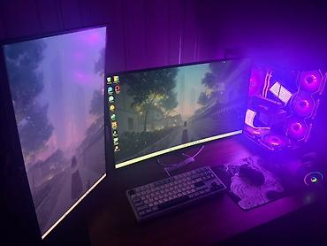 pc pult gaming: Hər bir detalına qədər diqqətlə yığılan o setup! 2 monitor - hər — 1