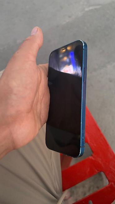 Apple iPhone: IPhone 12, Б/у, 64 ГБ, Синий, Чехол, 76 % — 13