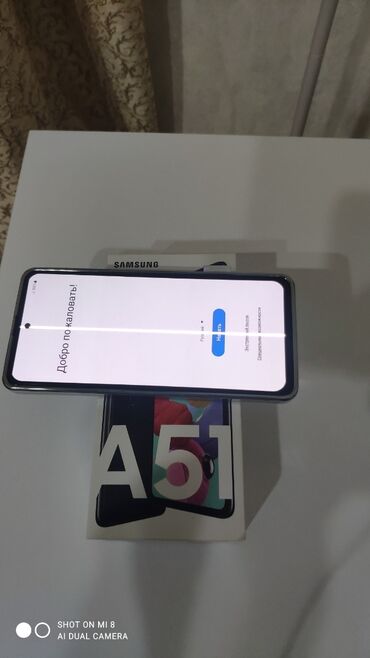 samsung m53: Salam. A51 prosessor satılır. Yalnız ekran zədəlidir, qalan hər şeyi