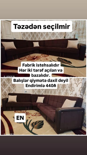 acilib yigilan stul: Künc divan, İşlənmiş, Açılan, Bazalı