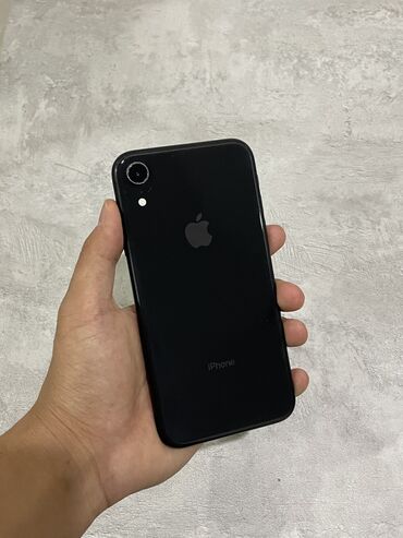 iphone qq: IPhone Xr, Б/у, 128 ГБ, Черный, Защитное стекло, Чехол, 77 %