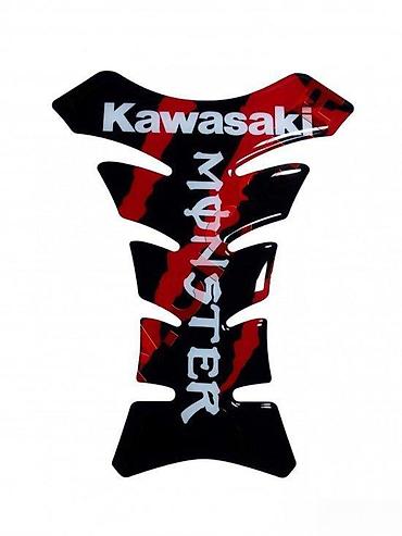 dm tapi: KAWASAKI MONSTER - tank pad - 586 📌 Opis: Samolepljivi protektor za — 1