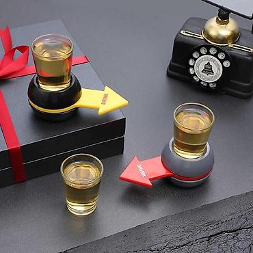 вечер: Игровая стопка «Spin the Shot» (вертушка со стопкой) - Настольная — 3