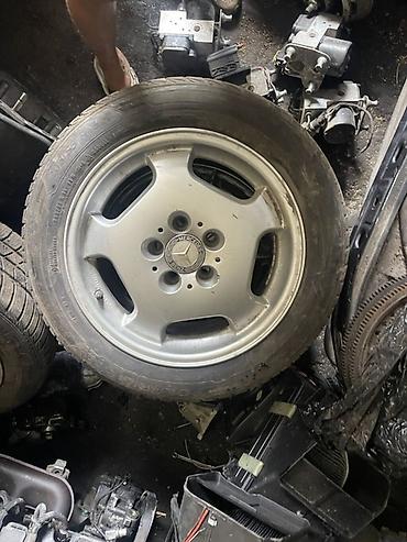 5 стиль р16: Литой диск Mercedes-Benz с шиной 205/55 R16 - Оригинальный 5-спицевый — 2
